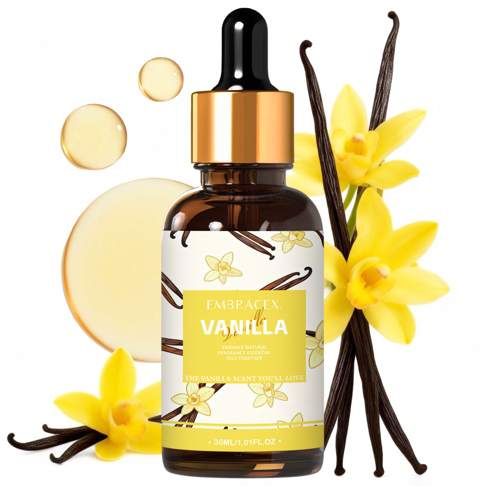 Art Craft Things - 30ml Vanille Geuroliën voor Diffusers, Kaarsen
