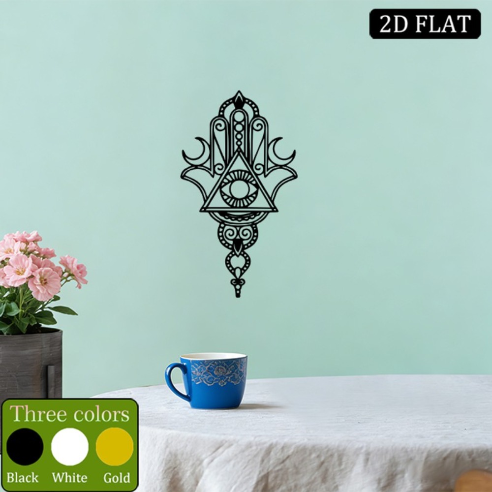 Art & Craft Teacher - CIFBUY IJzeren Wanddecoratie Hamsa Boze Oog