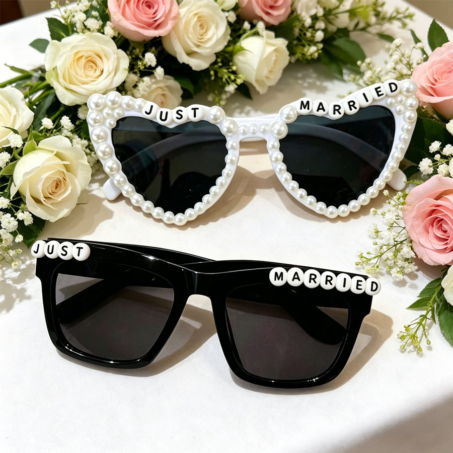 Art Craft Glasses - 1/2 STUKS Net Getrouwde Bruid &