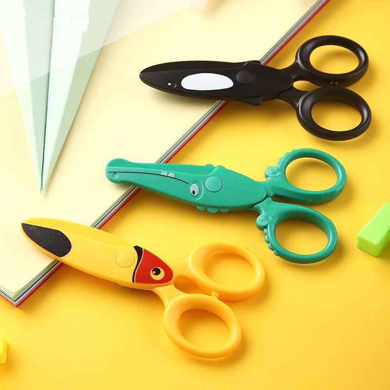Art Craft Preschool - 3 stuks kinderschaartjes van plastic, schattige