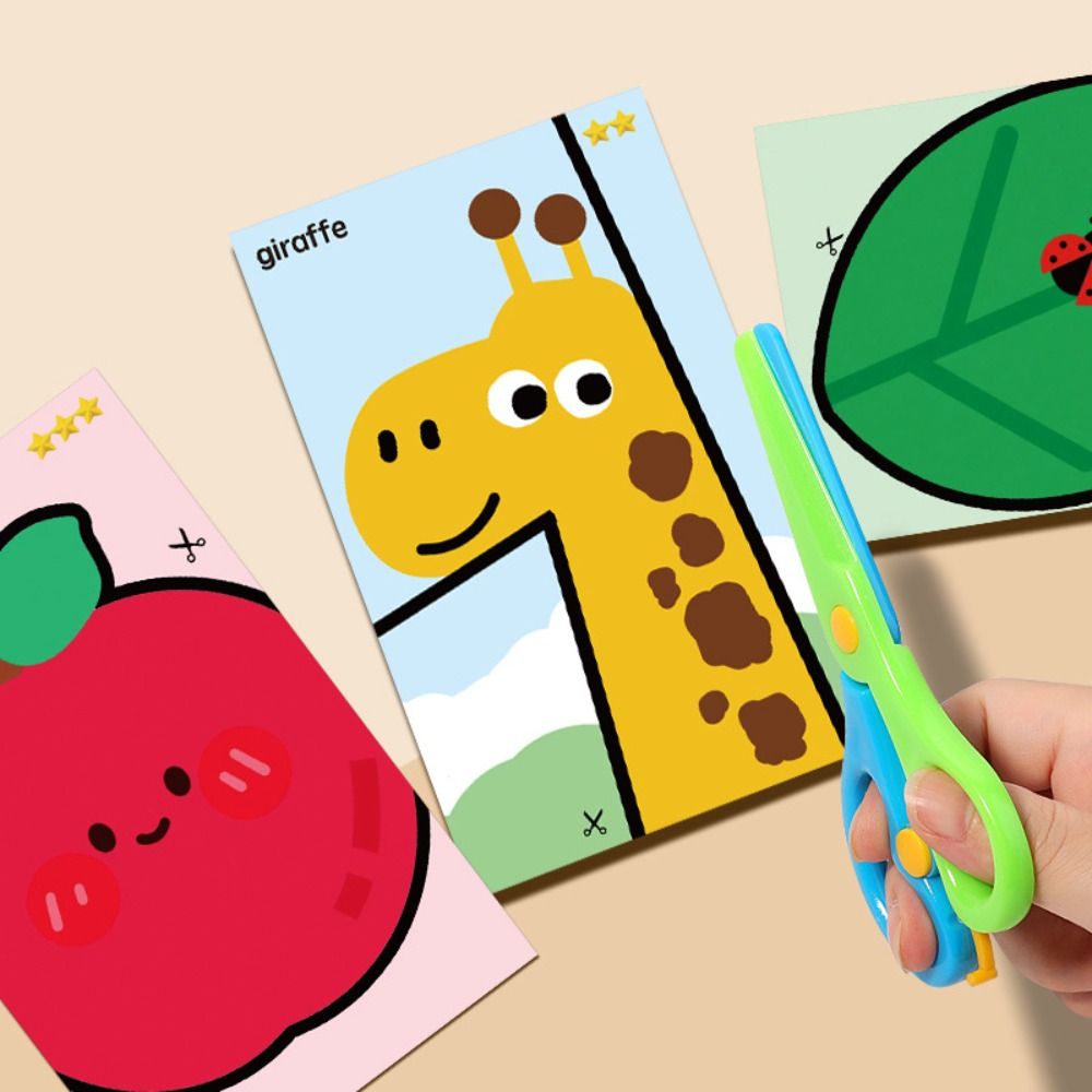 Art Craft Preschool - Veiligheid Kinderen Papier Stekken Kits met