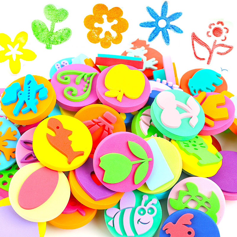 Art Craft 4 Years Old - 6 Stks/zak Schuimstempels Voor Het Schilderen