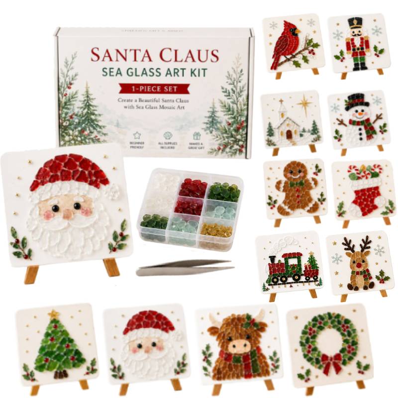 Art And Craft For Xmas - Kerst Zee Glas Kunstset, DIY Sneeuwpop