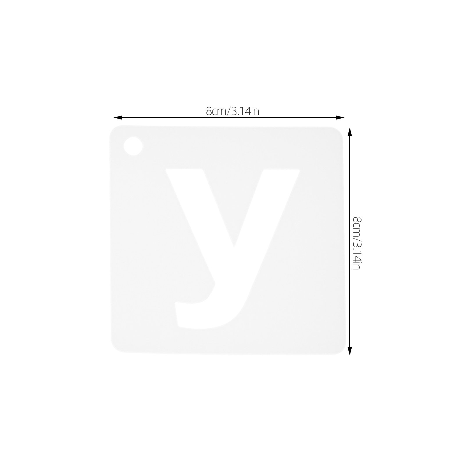 1 set herbruikbare A-Z alfabet - Art Craft Journals recensie en prijs