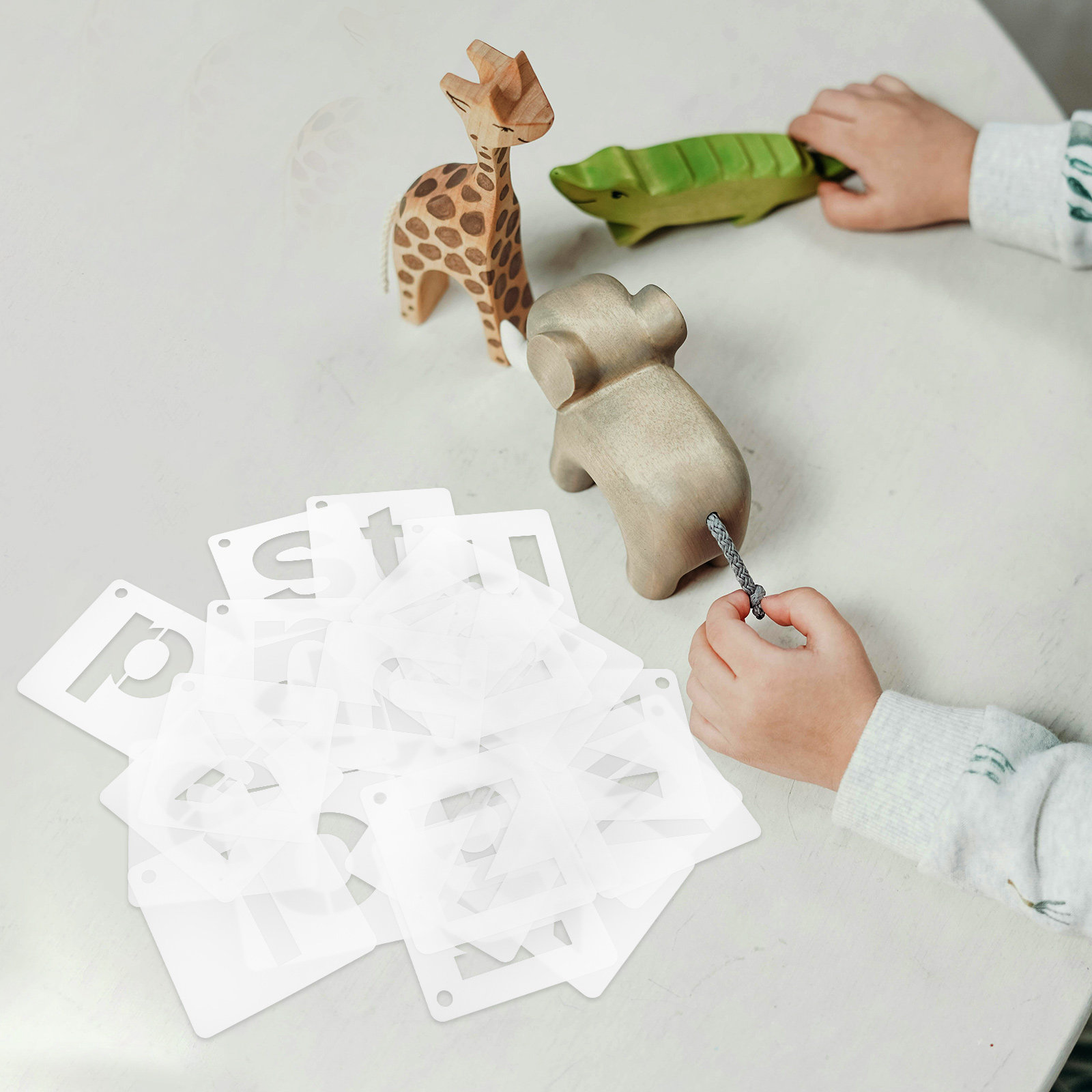 1 set herbruikbare A-Z alfabet - Art Craft Journals recensie en prijs