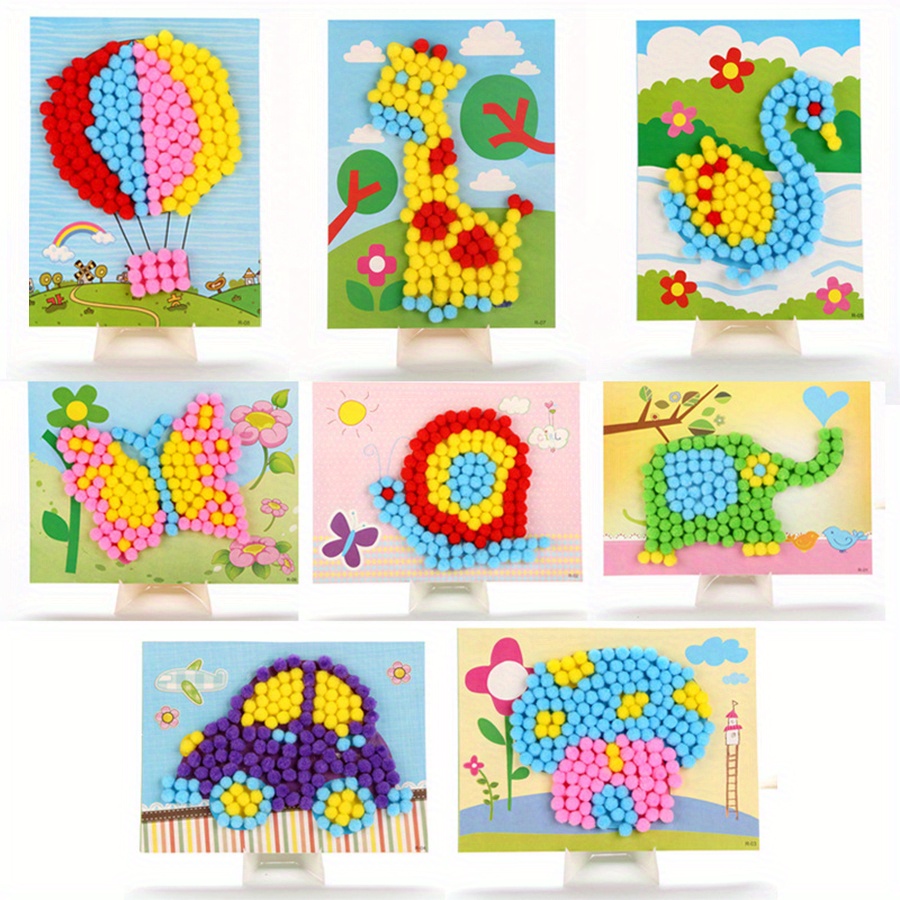 2 stks 16x21 cm Kleurrijke Pom - Unique Art Craft recensie en prijs