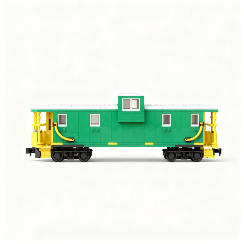 775-delige MOC Trein BN Caboos - Art Craft Christmas Ideas recensie en prijs