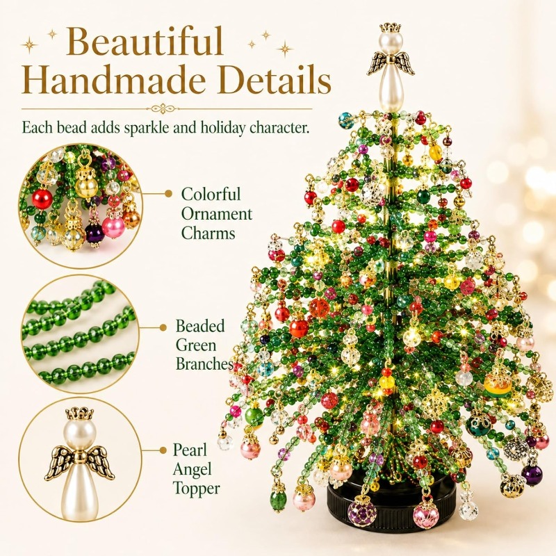 Kerstboom knutselset met krale - Art And Craft For Xmas recensie en prijs