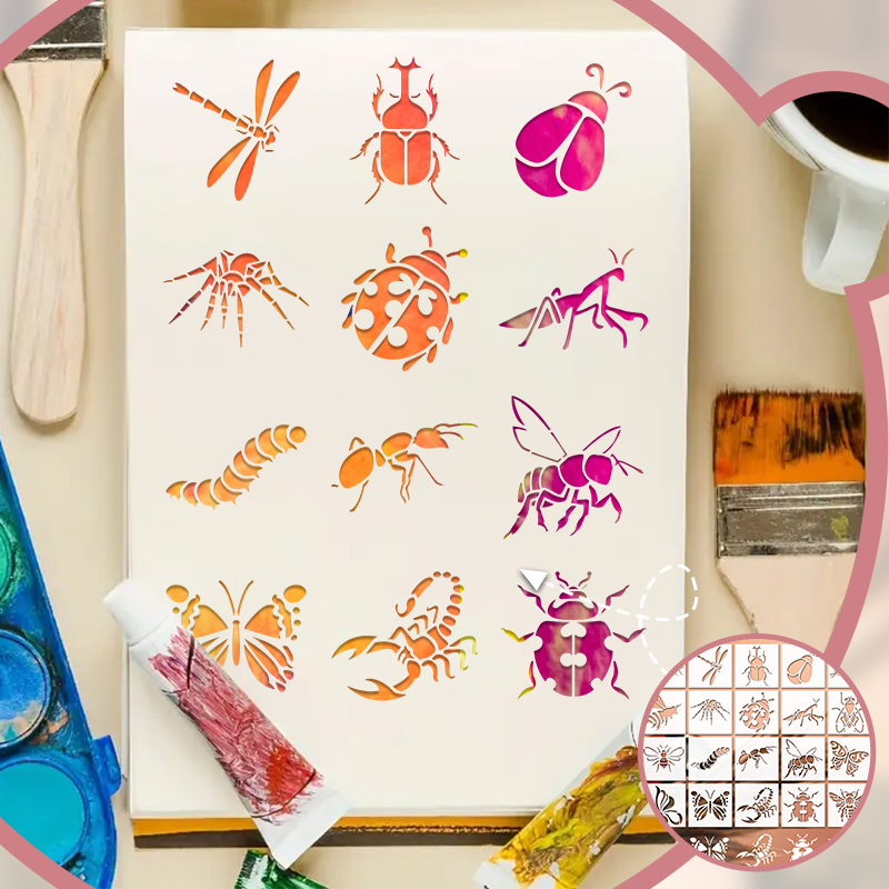 YOMDID 20 stks Insect Serie Sc - Silk Screen Printing recensie en prijs
