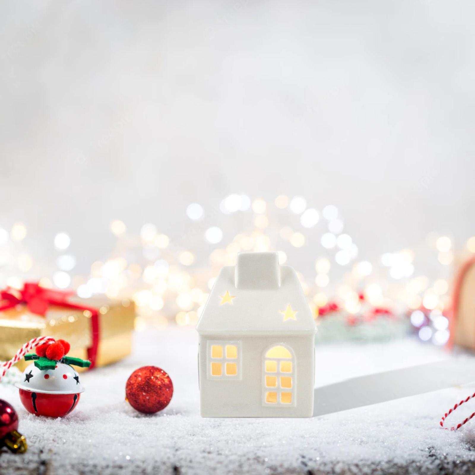 Keramisch Kersthuis Slaapkamer - Art And Craft For Xmas recensie en prijs