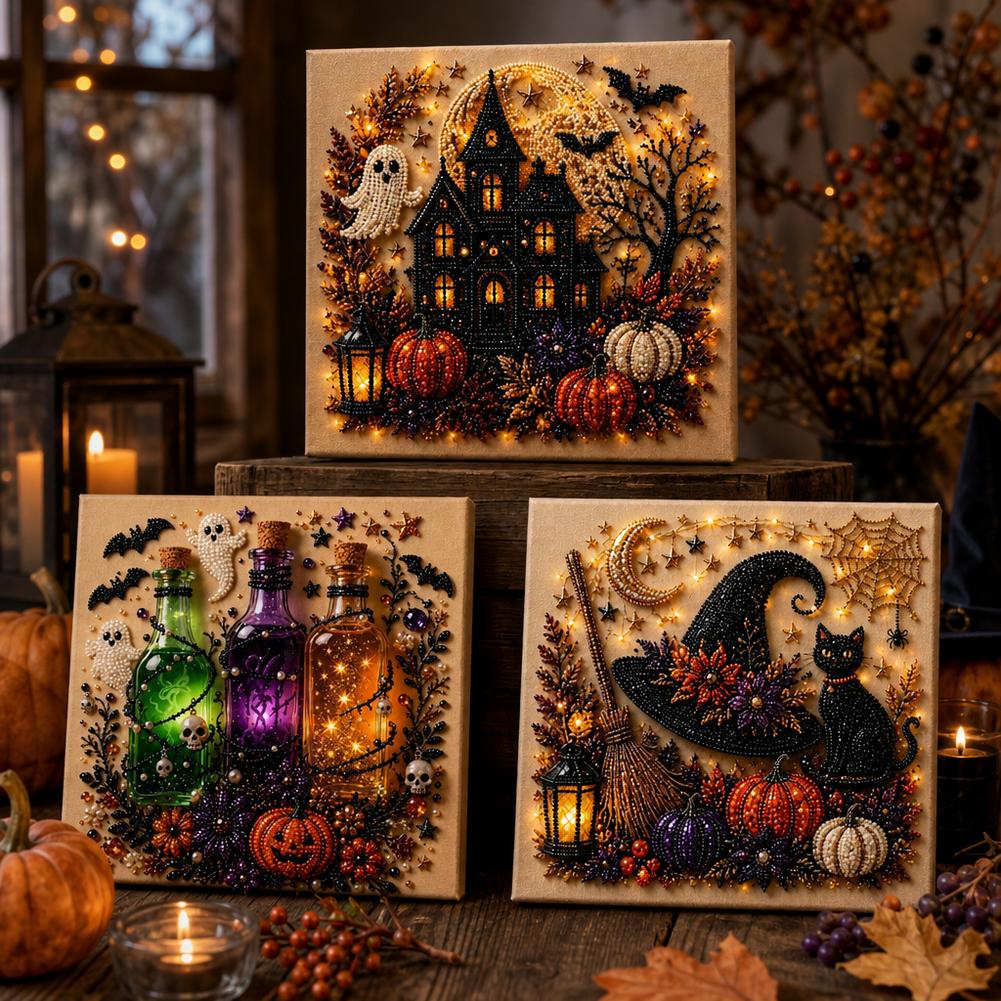 Halloween Spook & Pompoen 3D P - Art Craft For Adults recensie en prijs