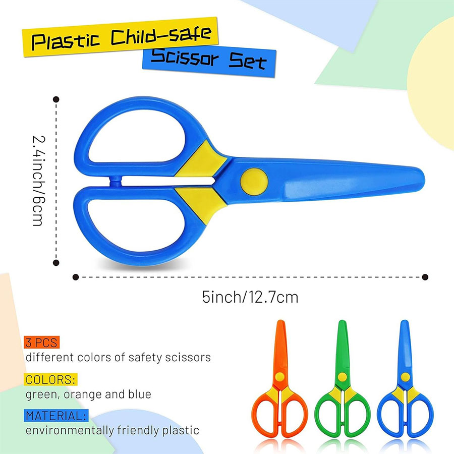 Plastic veiligheidsschaar met  - Art Craft Preschool recensie en prijs