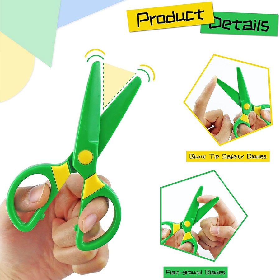 Plastic veiligheidsschaar met  - Art Craft Preschool recensie en prijs