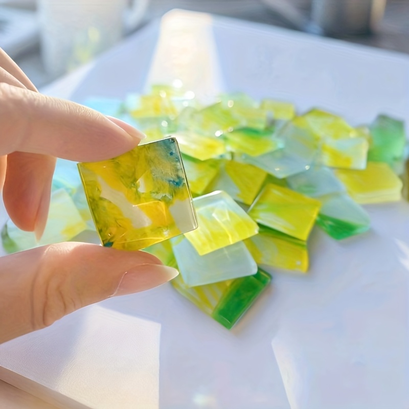 100g vierkante mozaïek tegels  - Art Craft Optical recensie en prijs