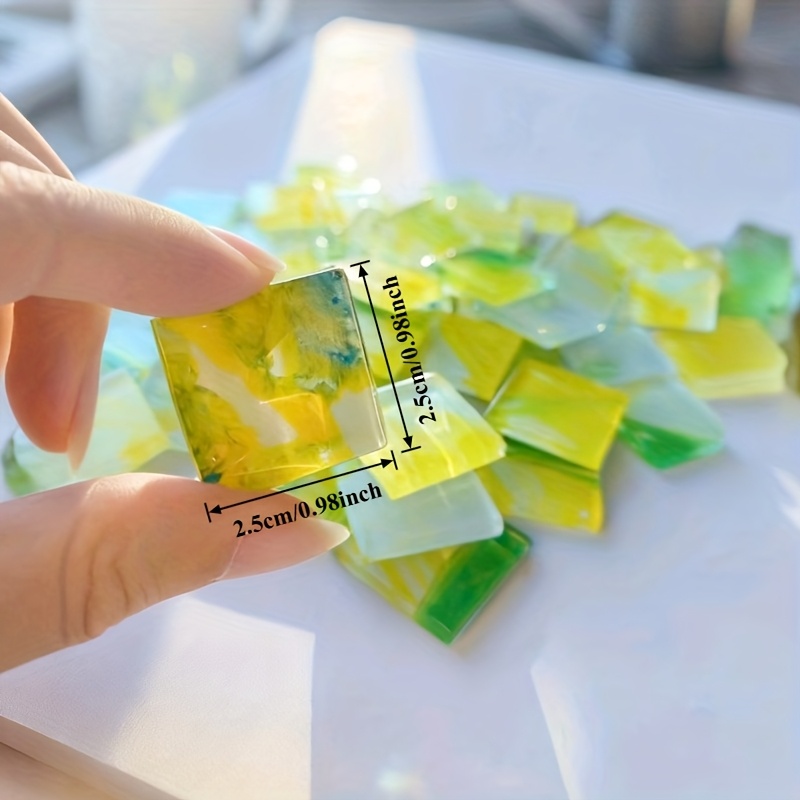100g vierkante mozaïek tegels  - Art Craft Optical recensie en prijs