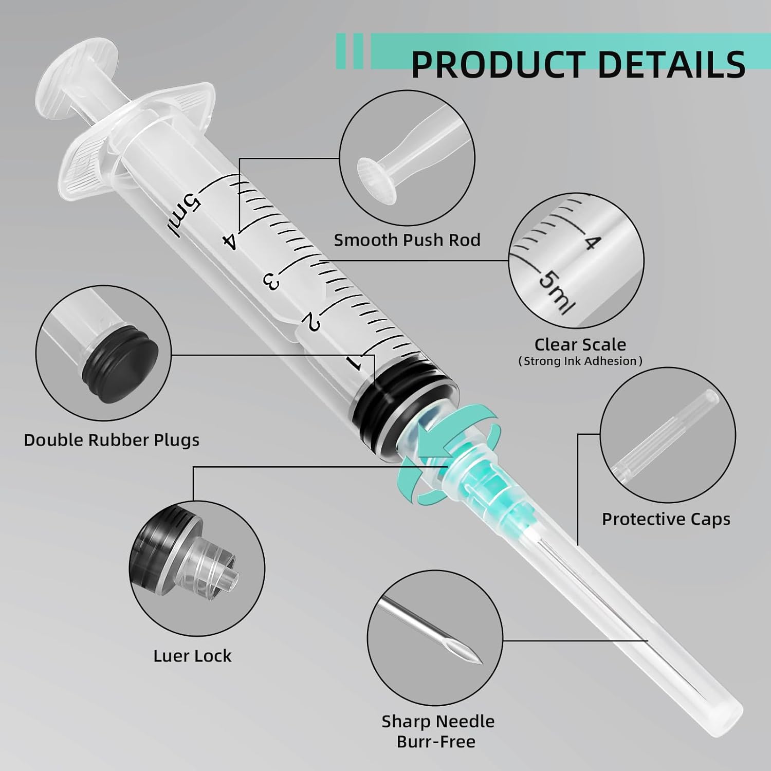 5 ml Luer Lock-spuit, geschikt - Art Craft Things recensie en prijs
