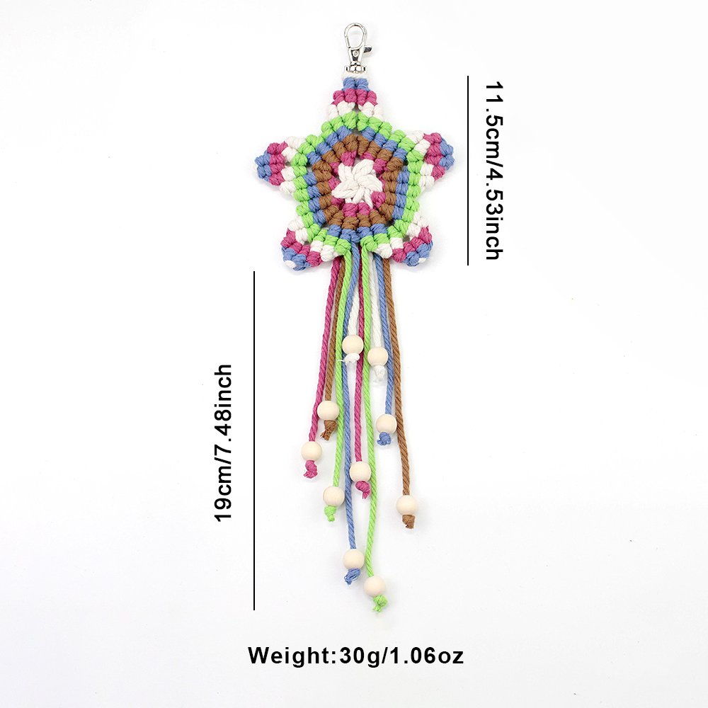 Boho Pentagram Kwastje Hanger  - Art Crafts recensie en prijs