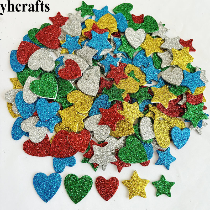 150 Stks/partij. Glitter Ster  - Art Craft Kindergarten recensie en prijs