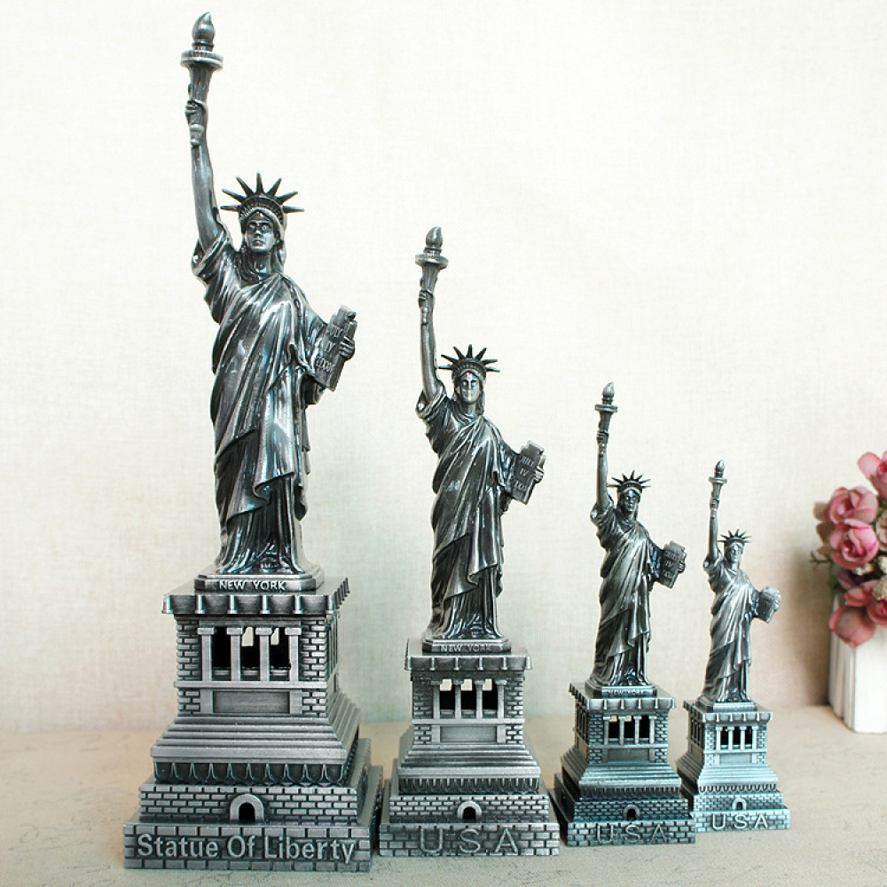 Vintage metalen Vrijheidsbeeld - Unique Art Craft recensie en prijs