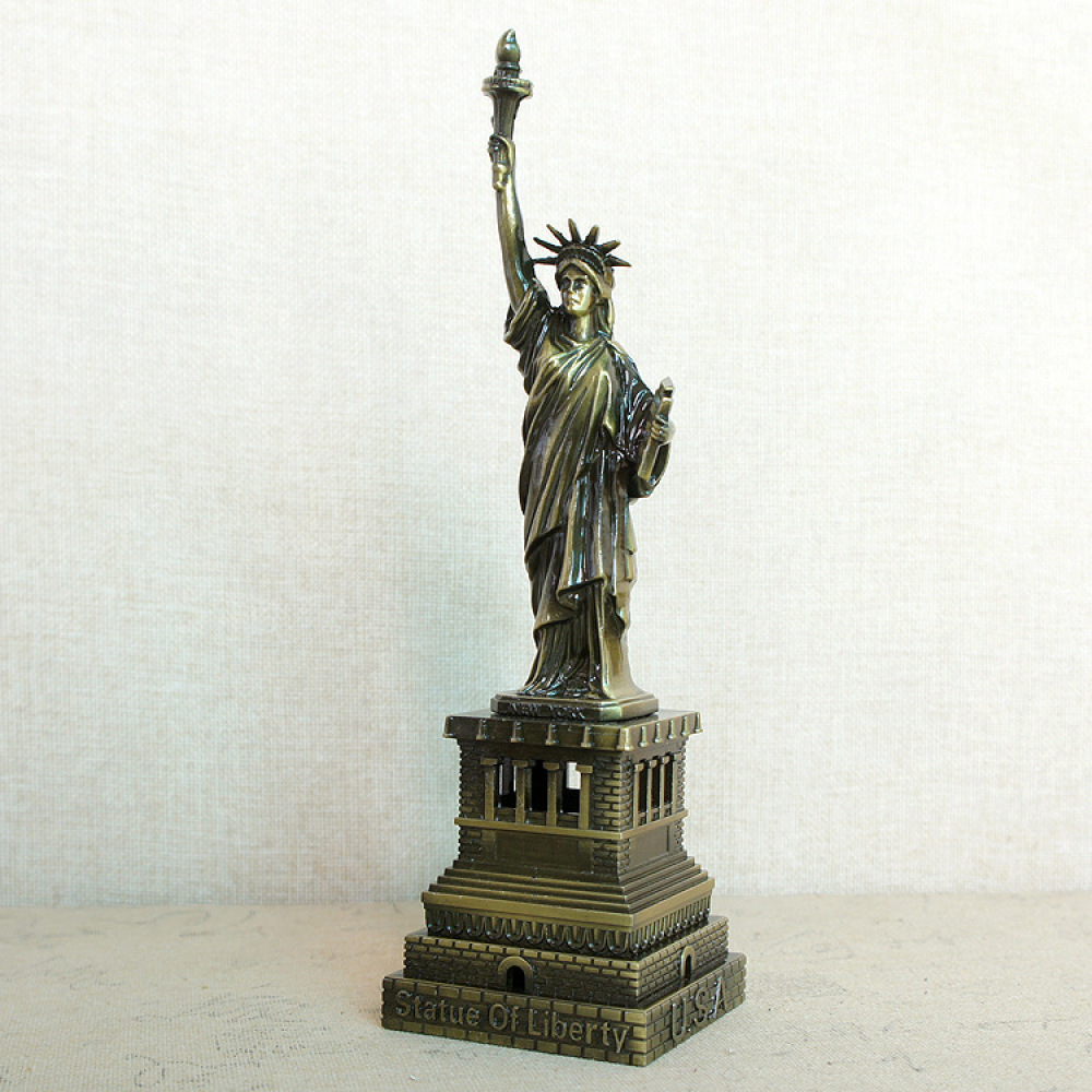 Vintage metalen Vrijheidsbeeld - Unique Art Craft recensie en prijs