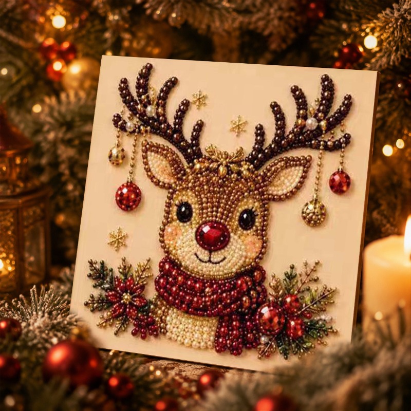 3D Kerst Parel Strass Schilder - Art And Craft For Xmas recensie en prijs