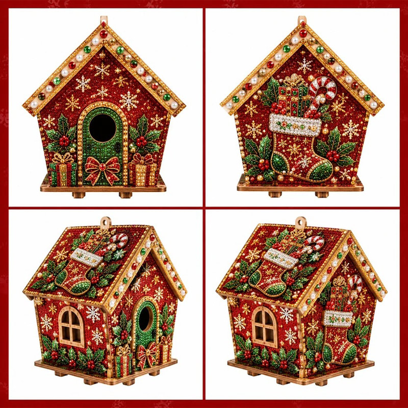 Kerst DIY Parelkunst Huisbouwp - Art And Craft For Xmas recensie en prijs
