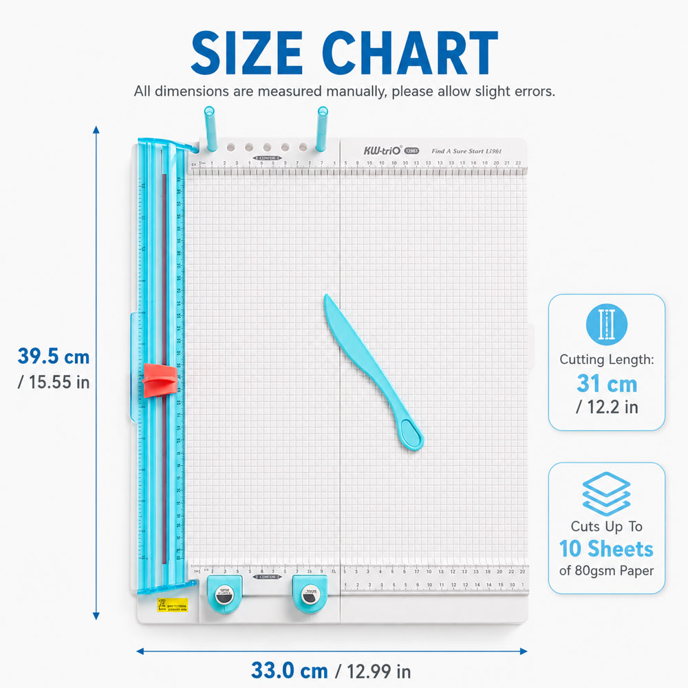 7-in-1 papiertrimmer & vouwbor - Artwork Craft recensie en prijs