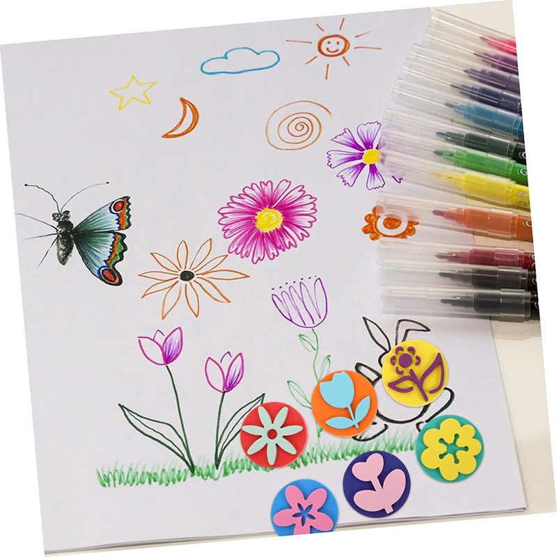 6 Stks/zak Schuimstempels Voor - Art Craft 4 Years Old recensie en prijs