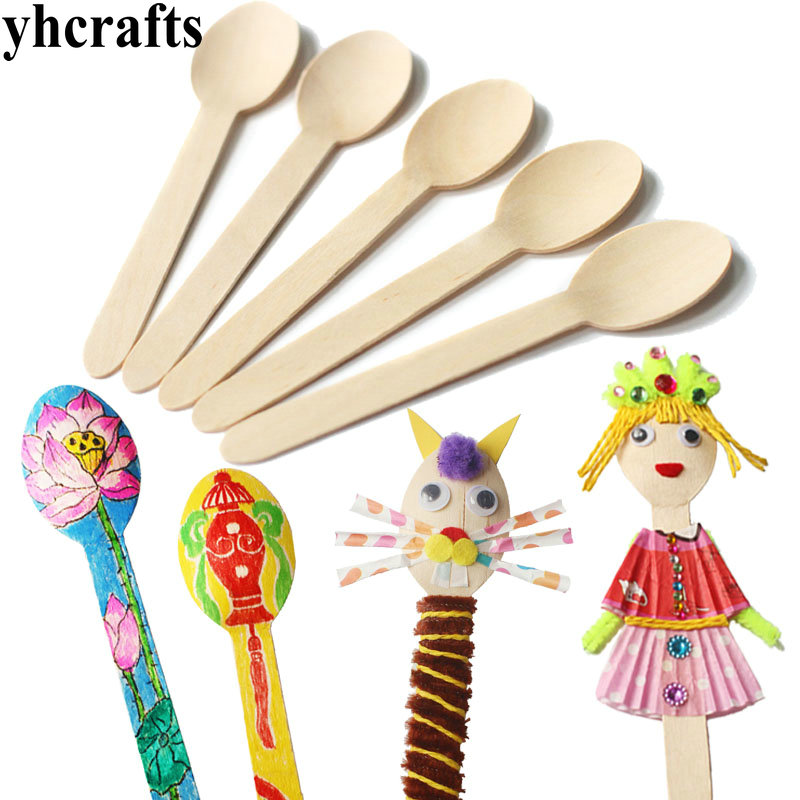 20 STKS/PARTIJ. Houten lepel k - Art Craft Kindergarten recensie en prijs