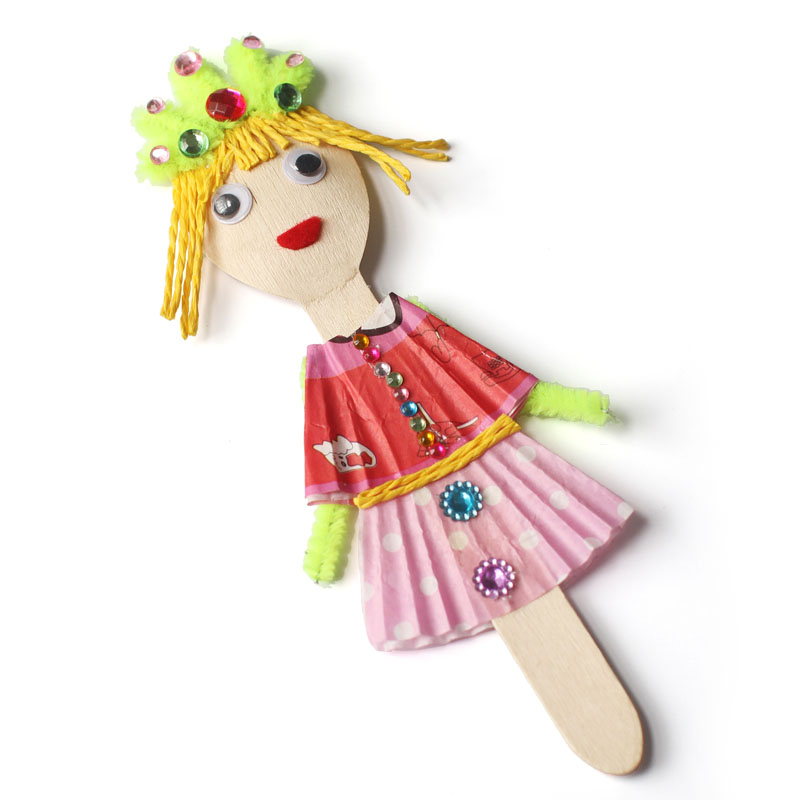 20 STKS/PARTIJ. Houten lepel k - Art Craft Kindergarten recensie en prijs