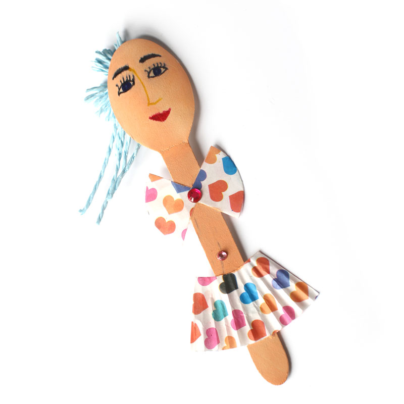 20 STKS/PARTIJ. Houten lepel k - Art Craft Kindergarten recensie en prijs