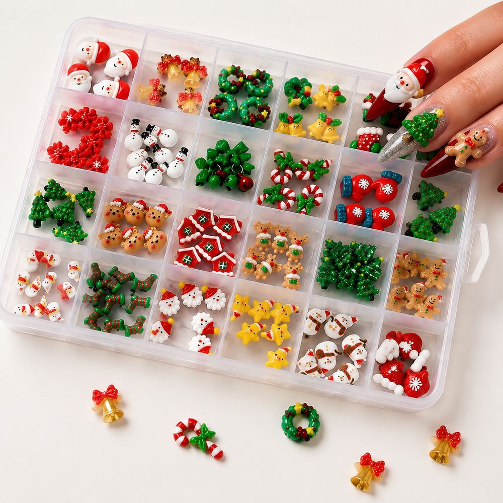 Kerstseizoen Hars Nagelcharms  - Art And Craft For Xmas recensie en prijs
