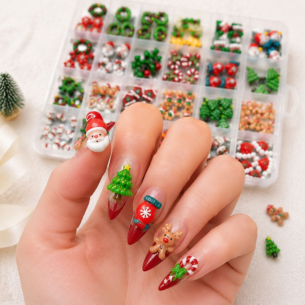 Kerstseizoen Hars Nagelcharms  - Art And Craft For Xmas recensie en prijs