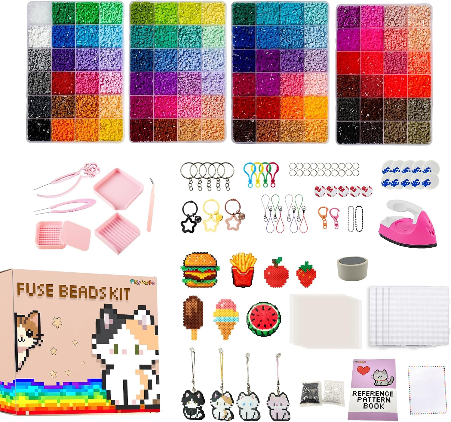 Fuse Beads Kit-Easy DIY-96 kle - Art Craft & Architecture recensie en prijs
